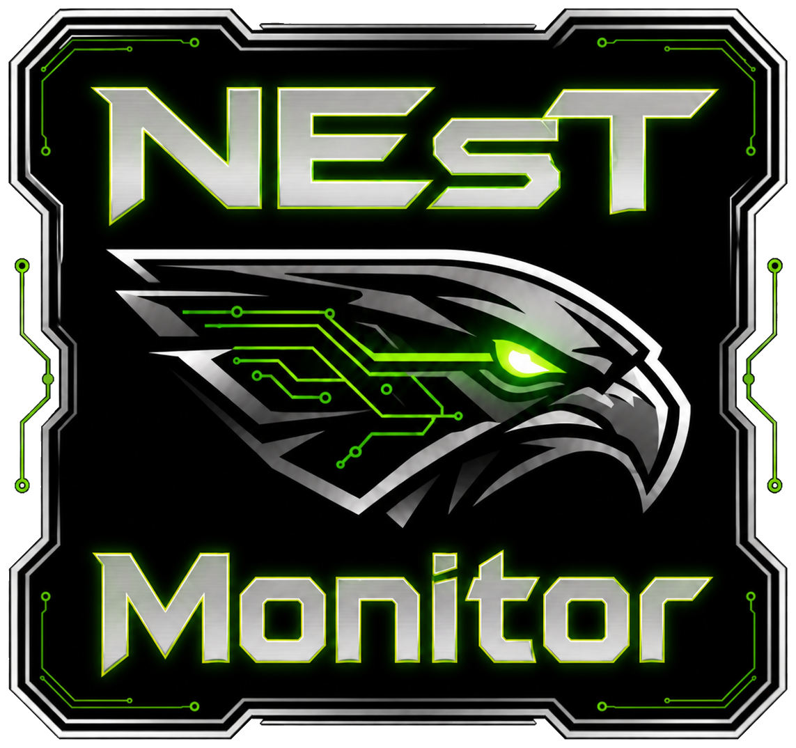 NEsT Monitor hawk logo